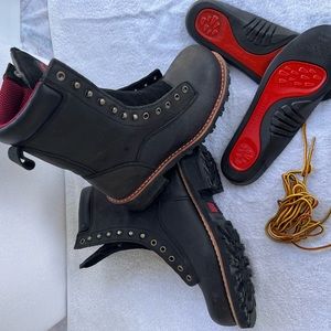 Work Avenger Boots Mens 10" Logger Waterproof Composite.